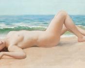 约翰威廉格维得 - Nude on the Beach